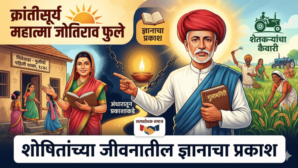 क्रांतीसूर्य महात्मा जोतिराव फुले यांचे जीवन | Mahatma Jyotirao Phule: Complete Information & Biography