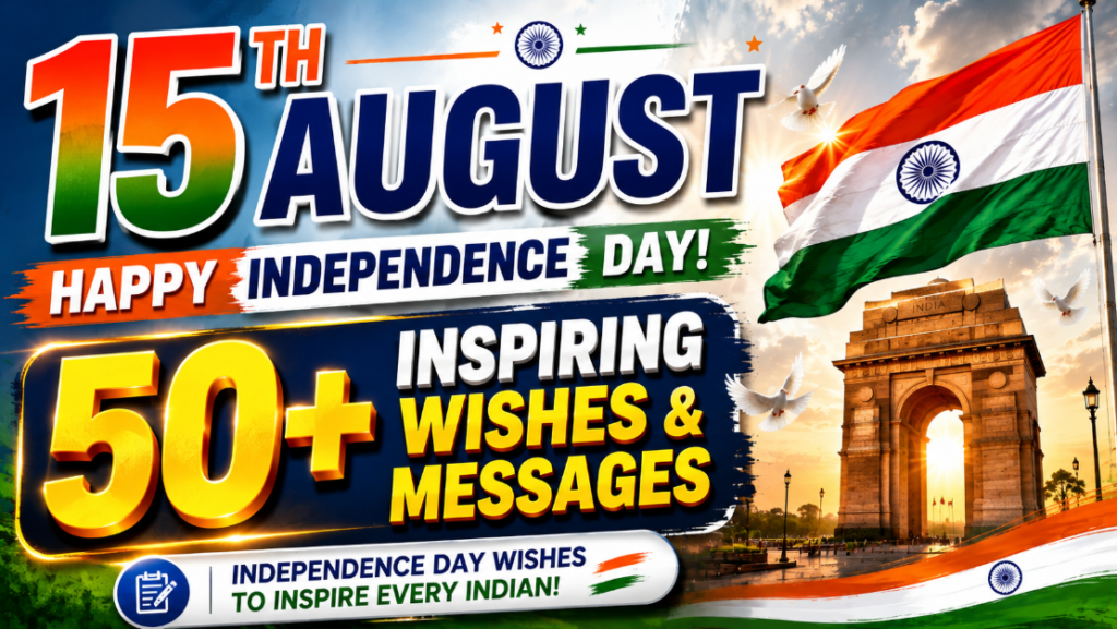 15th August Independence Day: 50+ Inspiring Wishes & Messages | Independence Day Wishes