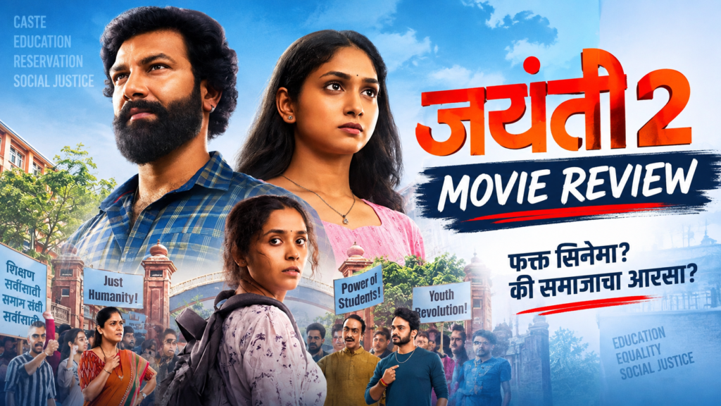 Jayanti 2 Movie Review in Marathi: आरक्षण, मेरिट आणि अस्वस्थ करणारे प्रश्न!